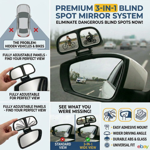 Car blind spot mirror - spot,