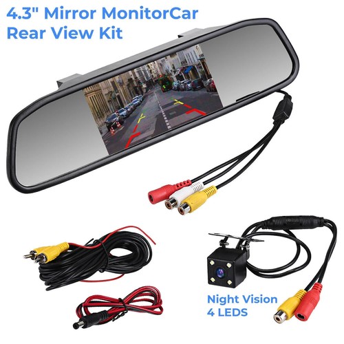 Lcd mirror monitor rear - 4.3",
